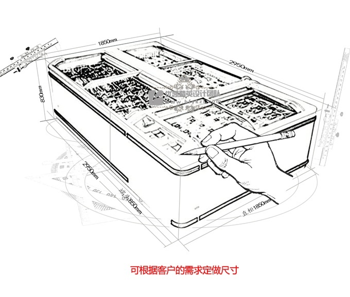 【產(chǎn)品名稱】：DG-B型組合島柜（廠長推薦）