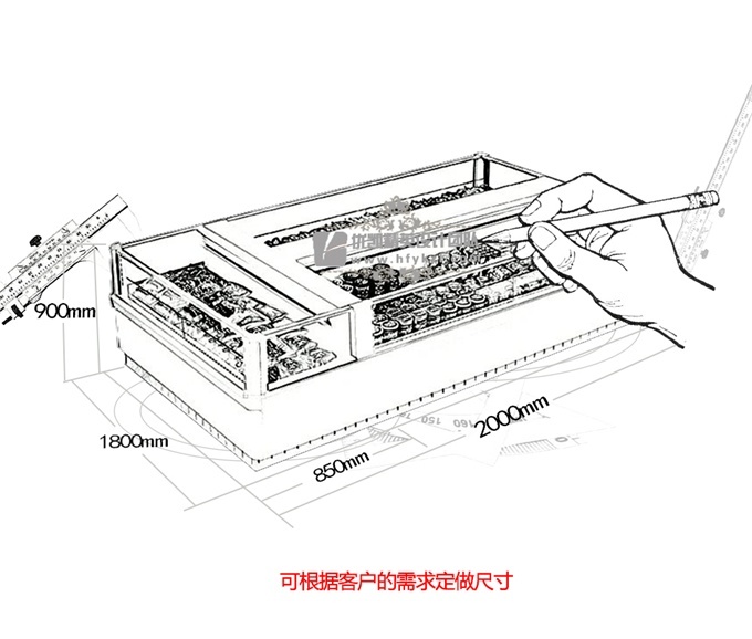 DG-EA型風(fēng)冷雙島柜組合（暢銷產(chǎn)品）