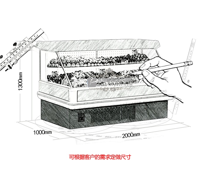 SG-TC型半高水果保鮮柜（暢銷產(chǎn)品）