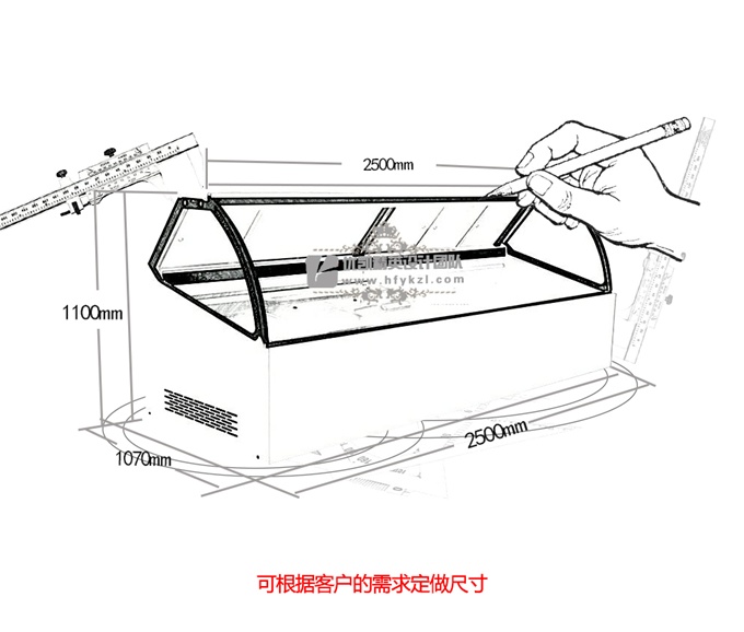 敦煌系列柜臺式冷藏展示柜