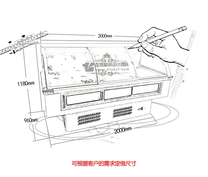 17-SS-A前開門熟食柜