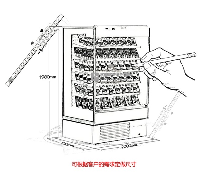 BL-CT便利店風(fēng)幕柜